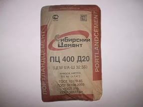 Цемент м400 д20, цем II/а-к (ш-п) 32,5 б