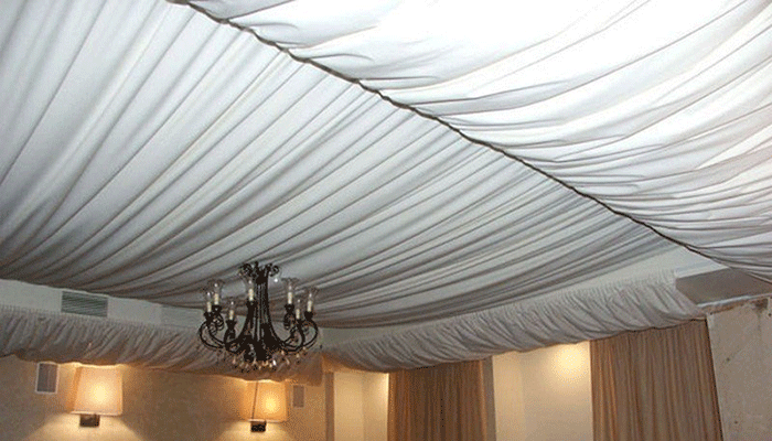Текстильный потолок 