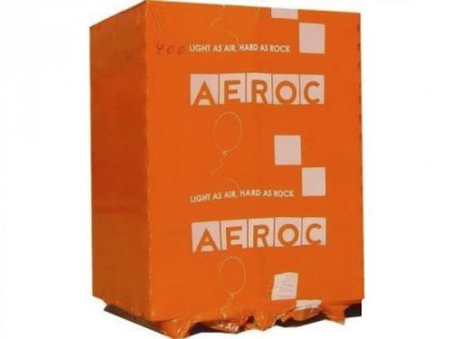 Газобетон AEROC EcoTerm D400 200х250х625 мм паз-гребень 2 м.куб (64 шт)