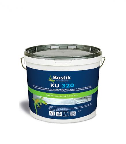 Клей для напольных покрытий Bostik KU 320 универсальный 6 кг