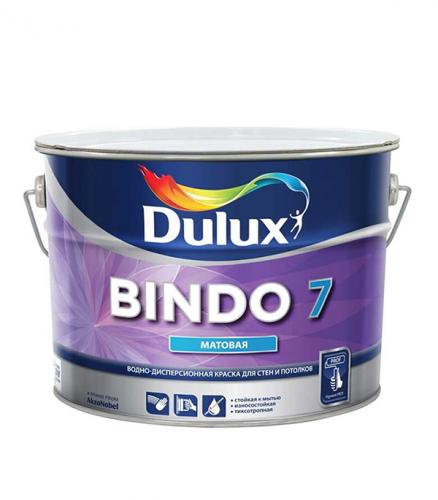 Краска в/д Dulux Bindo 7 основа BW матовая 2.5 л