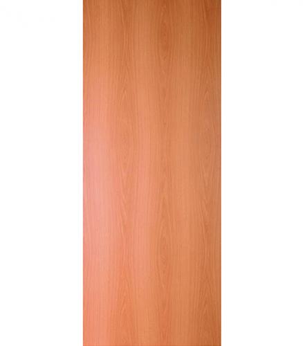 Дверное полотно ламинированное Миланский орех гладкое глухое 600х2000 мм без притвора без фрезеровки без замка