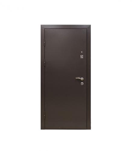 Дверь металлическая Тонус 400 с зеркалом 860х2050 левая
